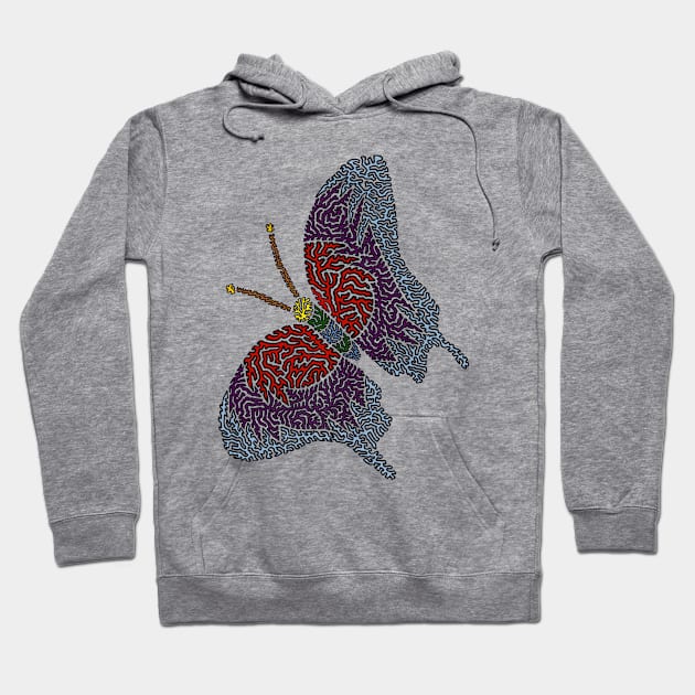 Spring Butterfly Hoodie by NightserFineArts